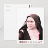 Thérèse van Lisieux (c. 1890s) Briefkaart (Voorkant / Achterkant)