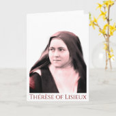 Thérèse van Lisieux (c. 1890s) Kaart (Gele Bloem)