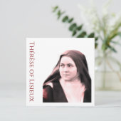 Thérèse van Lisieux (c. 1890s) Kaart (Staand voorkant)