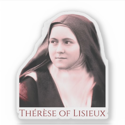 Thérèse van Lisieux (c. 1890s) Sticker (Voorkant)