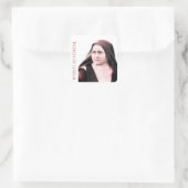 Thérèse van Lisieux (c. 1890s) Vierkante Sticker (Tas)