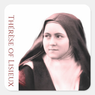 Thérèse van Lisieux (c. 1890s) Vierkante Sticker