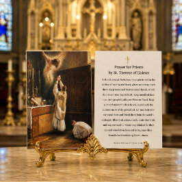 Theresia-gebed voor priesters Katholieke devotie Visitekaartje