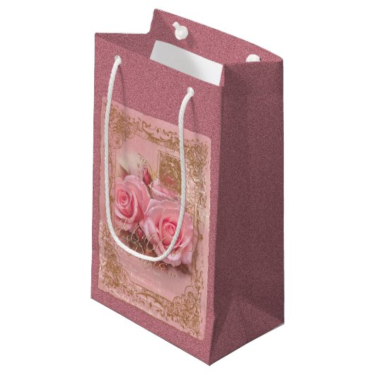 Theresia - Gift Bag Klein Cadeauzakje (Voorkant Gekanteld)