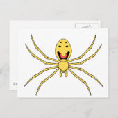 Theridion grallator AKA Happy Face Spider Briefkaart (Voorkant / Achterkant)