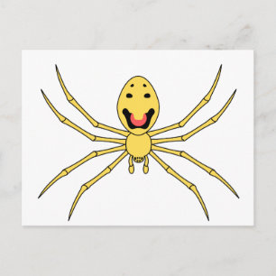 Theridion grallator AKA Happy Face Spider Briefkaart