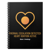 Thermal Escalation Detected Heart Ignition Active  Notitieboek (Voorkant)