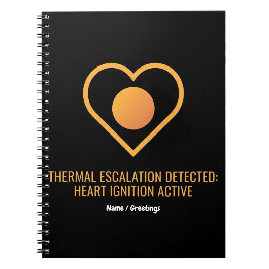 Thermal Escalation Detected Heart Ignition Active  Notitieboek (Voorkant)