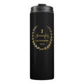 thermal flask for weddings, thermal flask grooms thermosbeker (Voorkant)