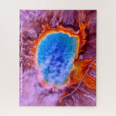 Thermal Springs Wyoming. kerstcadeautjes Legpuzzel (Verticaal)
