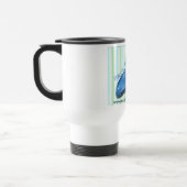 Thermal Travel Mug - vreedzame organische planeet Reisbeker (Links)