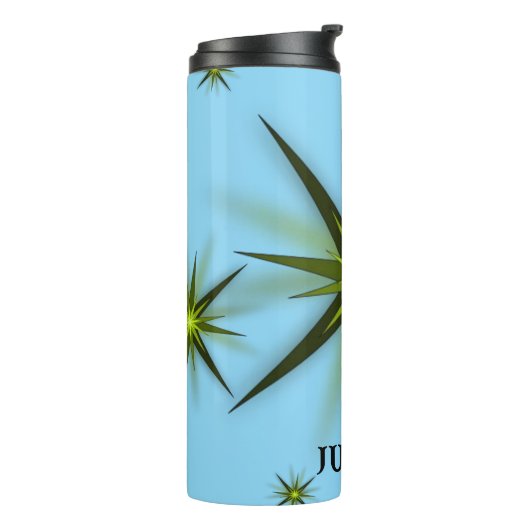 Thermal Tumbler Blue Yellow Star Thermosbeker (Gedraaid links)