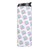 Thermal Tumbler Cat Be Mine Pink Hearts Thermosbeker (Gedraaid links)