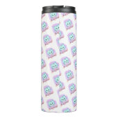 Thermal Tumbler Cat Be Mine Pink Hearts Thermosbeker (Achterkant)