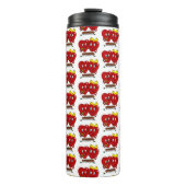 Thermal Tumbler Couple Red Hearts Thermosbeker (Voorkant)