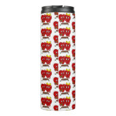 Thermal Tumbler Couple Red Hearts Thermosbeker (Achterkant)