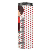 Thermal Tumbler Couple Red Hearts Thermosbeker (Achterkant)