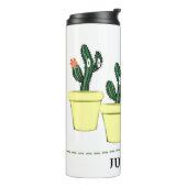 Thermal Tumbler Floral Cactus Thermosbeker (Gedraaid links)