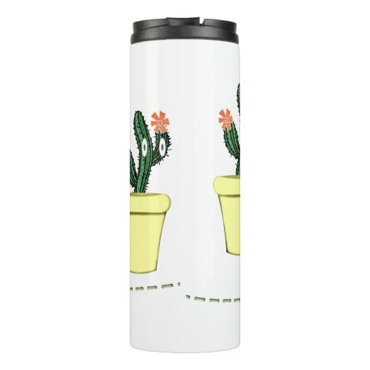 Thermal Tumbler Floral Cactus Thermosbeker (Achterkant)