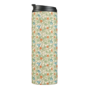 Thermal Tumbler Floral Garden Trellis Pattern Thermosbeker