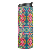 Thermal Tumbler - Floral Kaleidoscope Thermosbeker (Gedraaid links)