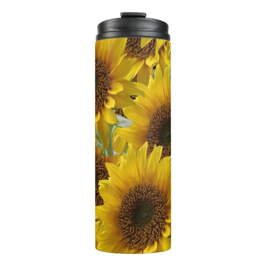 Thermal Tumbler Floral Sunflower Thermosbeker (Voorkant)