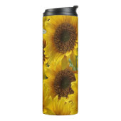 Thermal Tumbler Floral Sunflower Thermosbeker (Gedraaid links)