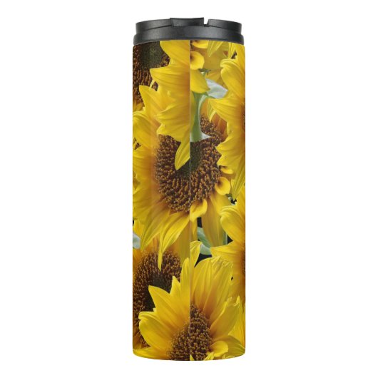 Thermal Tumbler Floral Sunflower Thermosbeker (Achterkant)