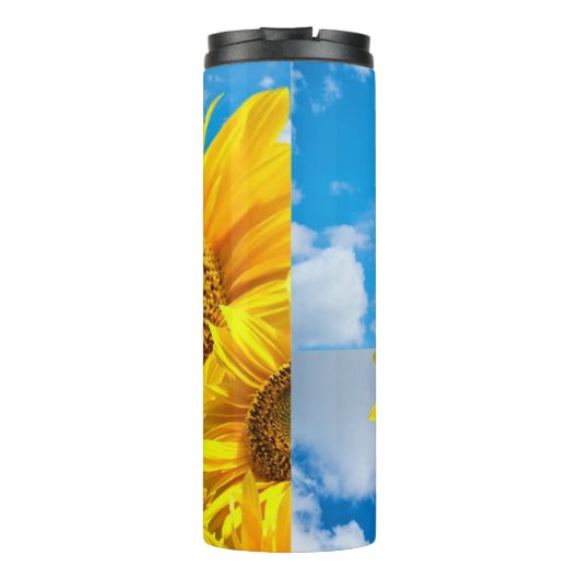 Thermal Tumbler Floral Sunflower Thermosbeker (Achterkant)