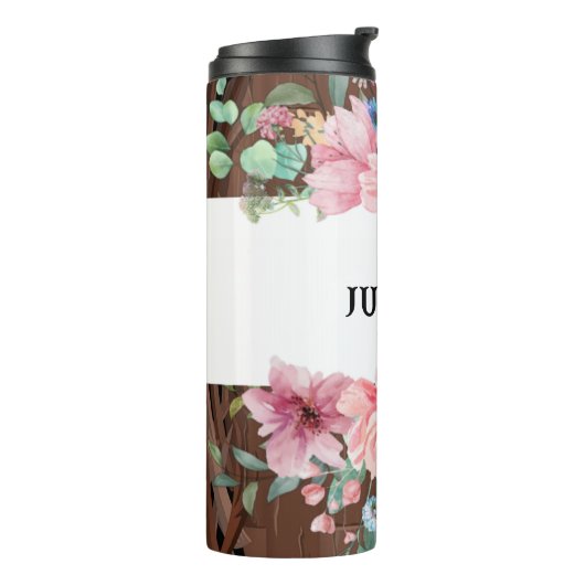 Thermal Tumbler Floral Thermosbeker (Gedraaid links)