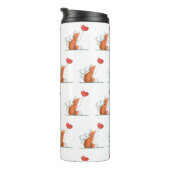 Thermal Tumbler Foxy Red Hearts Thermosbeker (Geroteerd rechts)