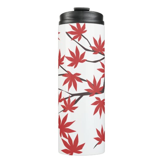 Thermal Tumbler Leaves Thermosbeker (Voorkant)