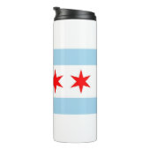 Thermal Tumbler met vlag van Chicago, Verenigde St Thermosbeker (Geroteerd rechts)
