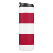Thermal Tumbler met vlag van Georgia, VS Thermosbeker (Geroteerd rechts)