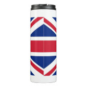 Thermal Tumbler met vlag van het Verenigd Koninkri Thermosbeker (Achterkant)