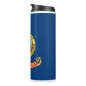 Thermal Tumbler met vlag van Idaho, Verenigde Stat Thermosbeker (Geroteerd rechts)
