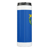 Thermal Tumbler met vlag van Nevada, Verenigde Sta Thermosbeker (Achterkant)