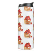 Thermal Tumbler Pancakes Breakfast Thermosbeker (Gedraaid links)