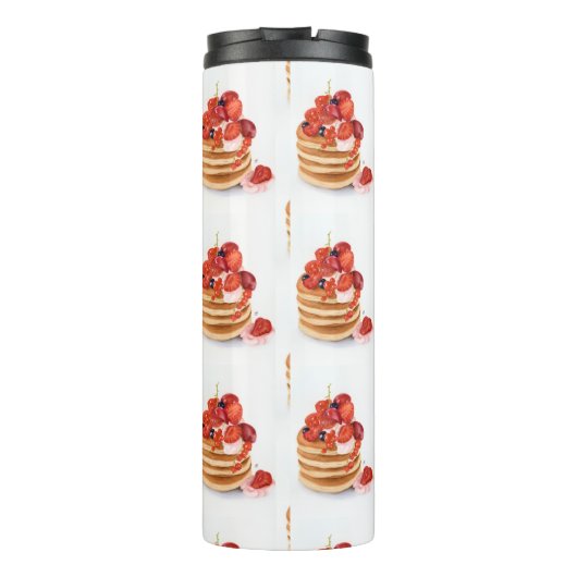 Thermal Tumbler Pancakes Breakfast Thermosbeker (Achterkant)
