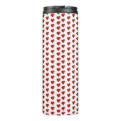 Thermal Tumbler Red Hearts Thermosbeker (Achterkant)