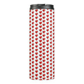 Thermal Tumbler Red Hearts  Thermosbeker (Achterkant)