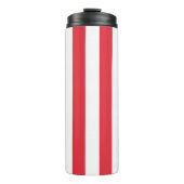 Thermal Tumbler Red & White Stripe Thermosbeker (Voorkant)
