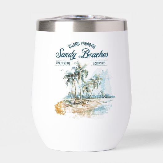 Thermal Tumbler - Sandy Beaches Collection (Voorkant)