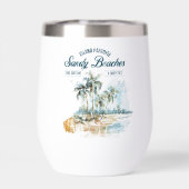 Thermal Tumbler - Sandy Beaches Collection (Achterkant)