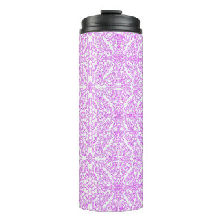 Thermal Tumbler Soft Pink Dream Mandala pattern  Thermosbeker