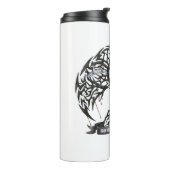 Thermal Tumbler Strength Through Pain motivation  Thermosbeker (Gedraaid links)