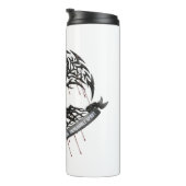 Thermal Tumbler Strength Through Pain motivation  Thermosbeker (Geroteerd rechts)