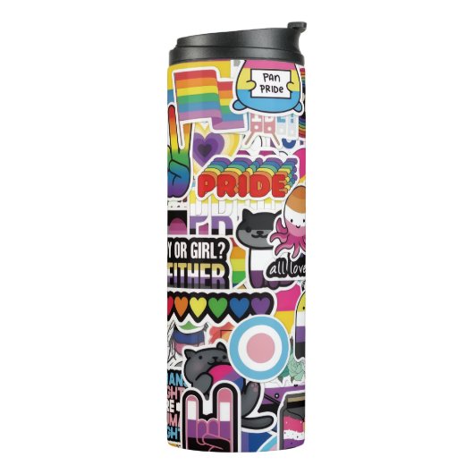 Thermal tumbler thermosbeker (Gedraaid links)