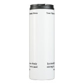 Thermal Tumbler  Thermosbeker (Achterkant)