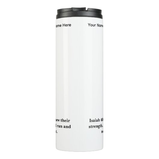 Thermal Tumbler  Thermosbeker (Achterkant)